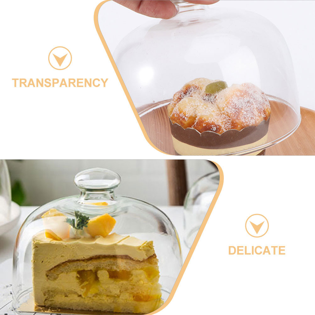 2Pcs Transparent Cake Dome Cov - Plastic Dome Clear recension och pris
