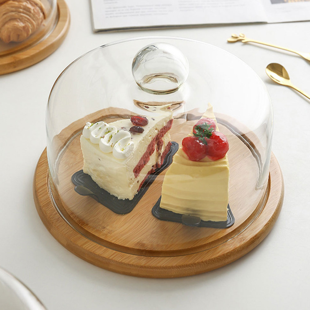 18Cm Clear Glass Cake Dome Cov - Plastic Dome Clear recension och pris